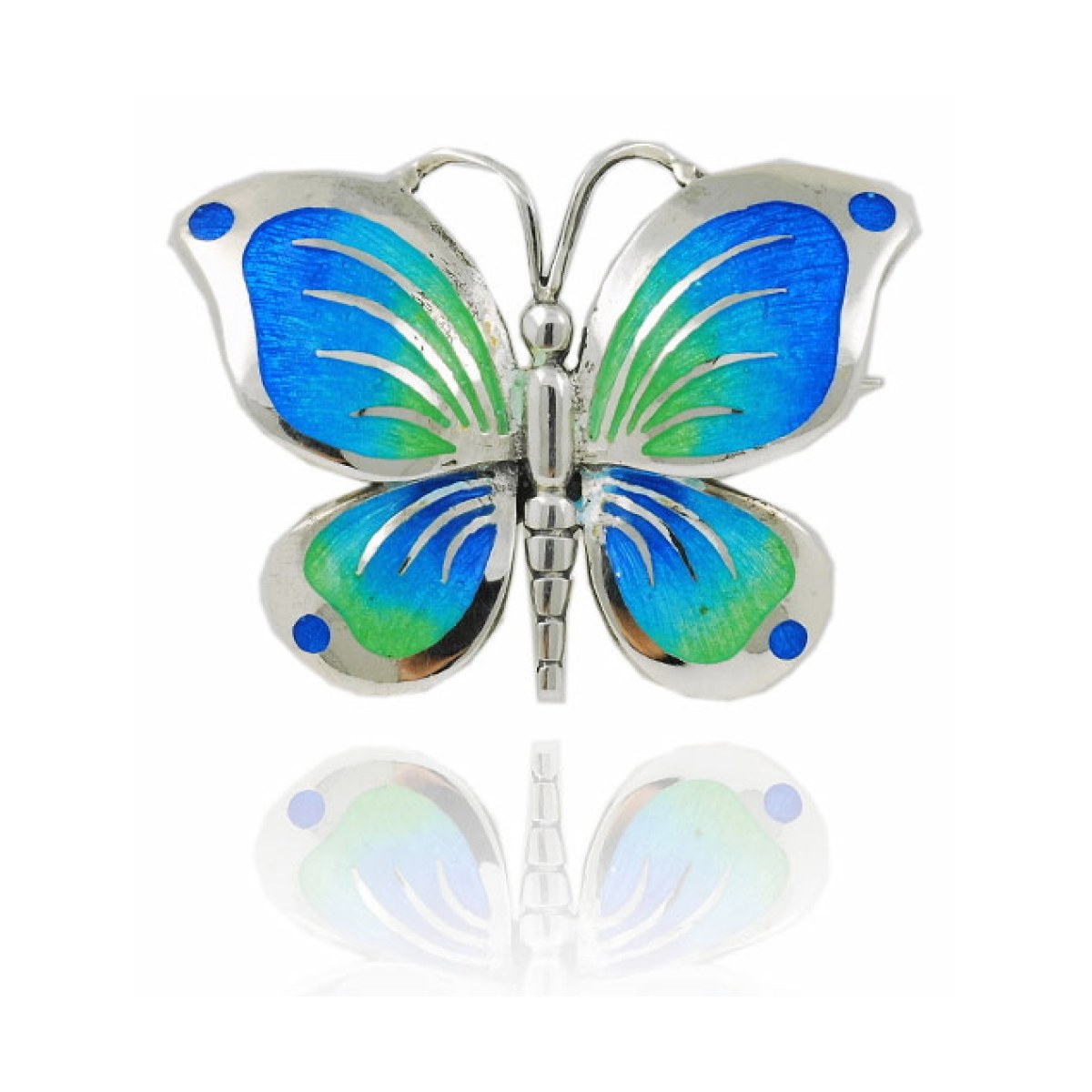 Small Sky Blue Butterfly Brooch Design 2010 van Arior Barcelona