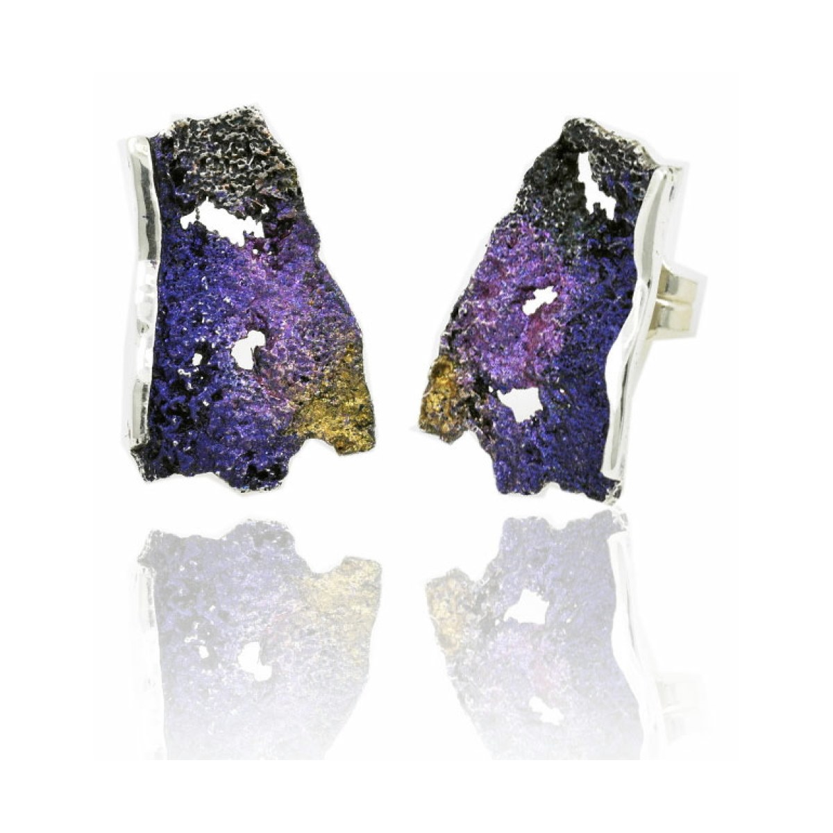 Medium violet Intenzza earrings van Arior Barcelona