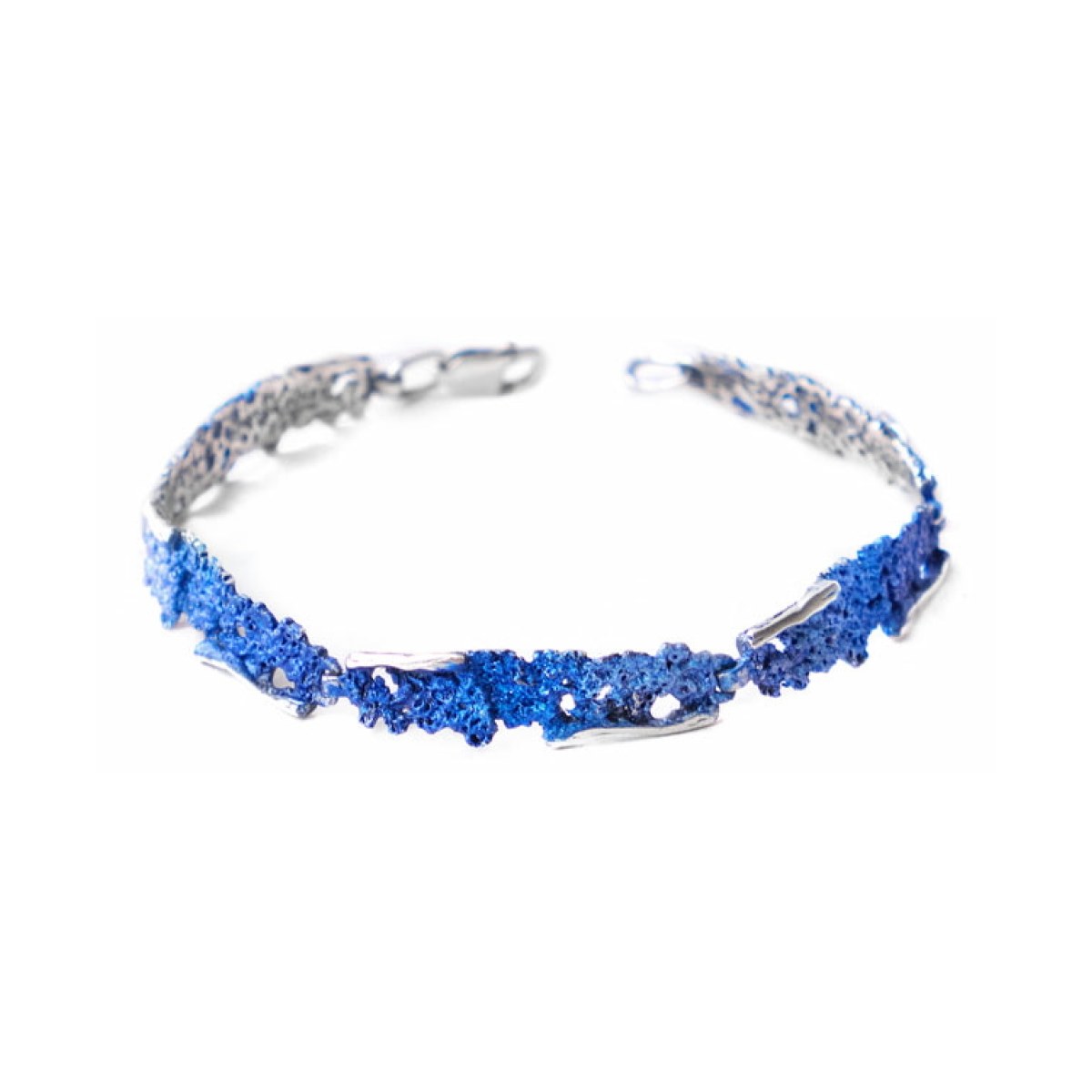 Intenzza electric blue bracelet van Arior Barcelona