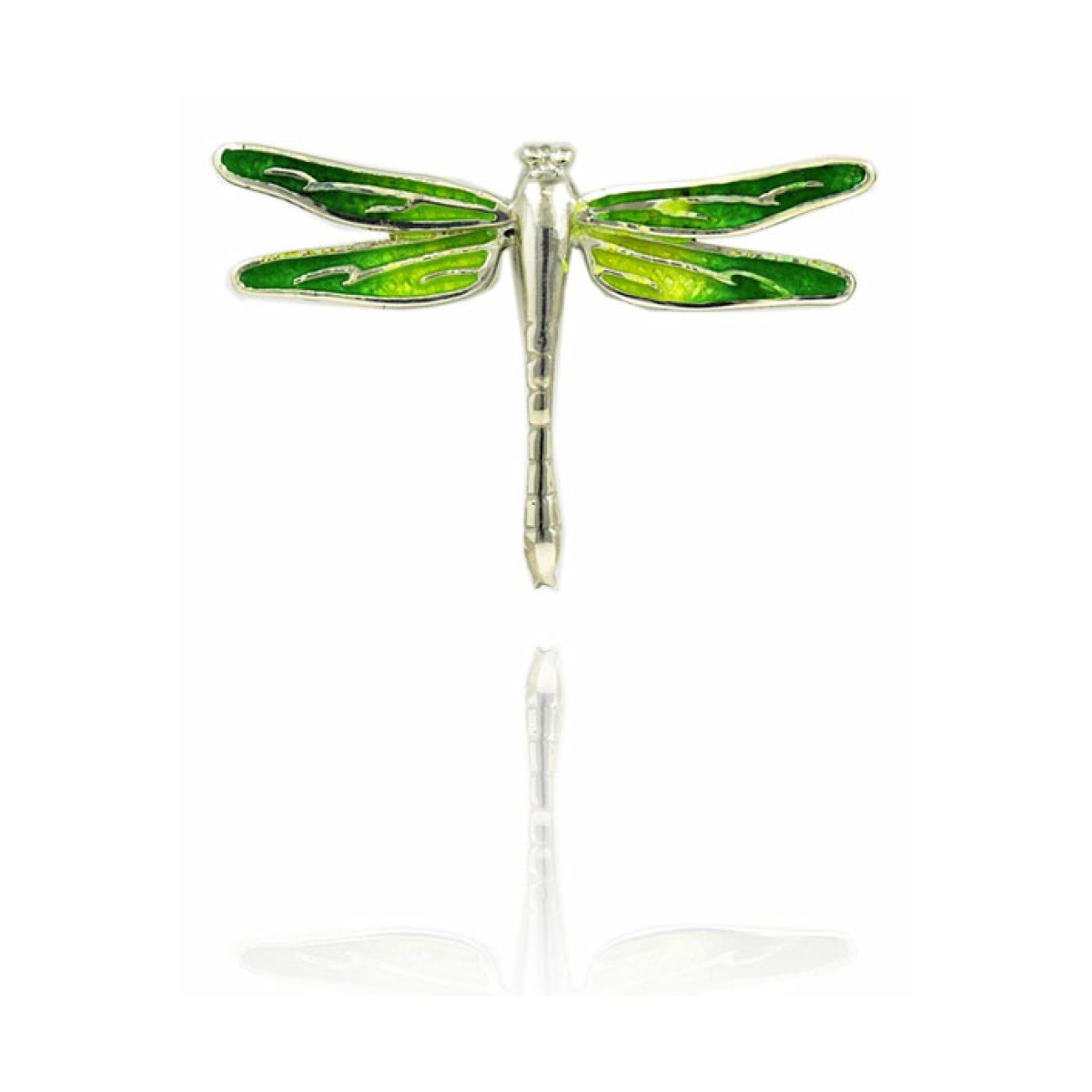Dragonfly green enamel pendant van Arior Barcelona