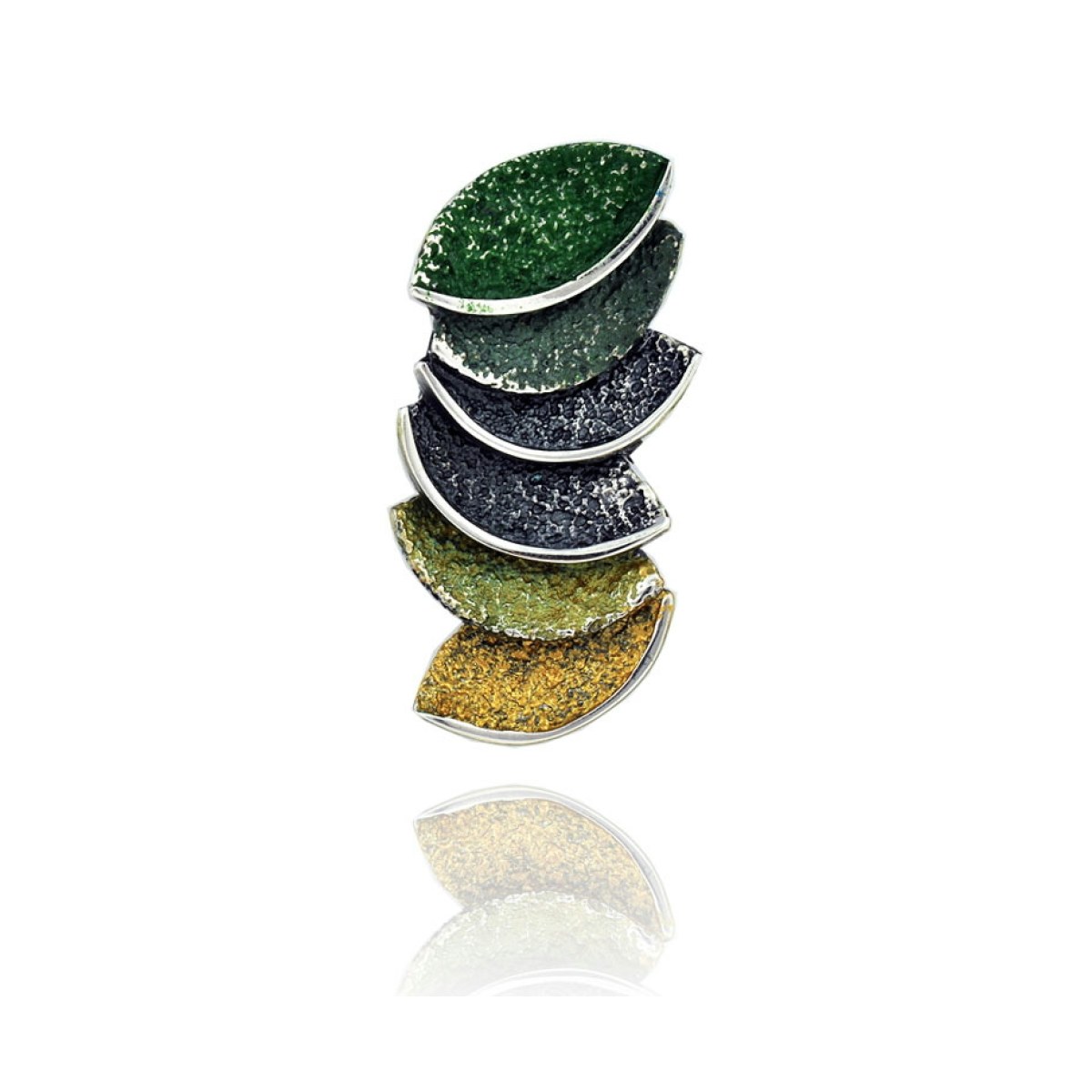 Smile Lichen green little pendant van Arior Barcelona
