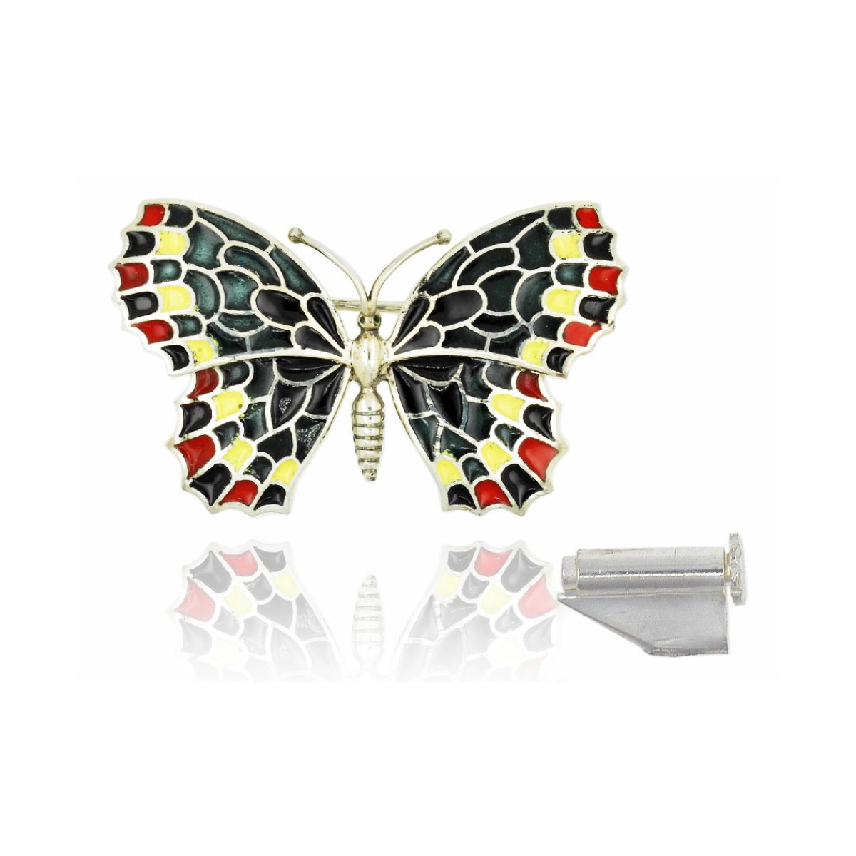Large Black Butterfly Brooch van Arior Barcelona