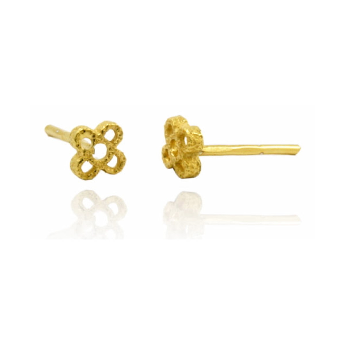 Mini Perforated Panot Earrings van Arior Barcelona