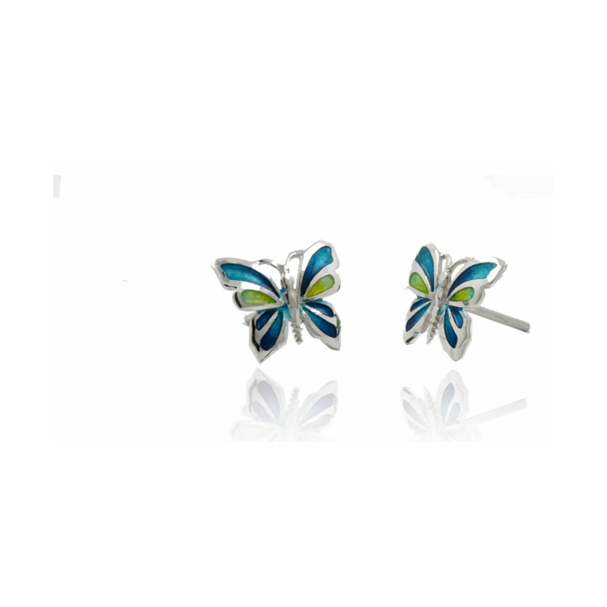 Butterfly green earring van Arior Barcelona
