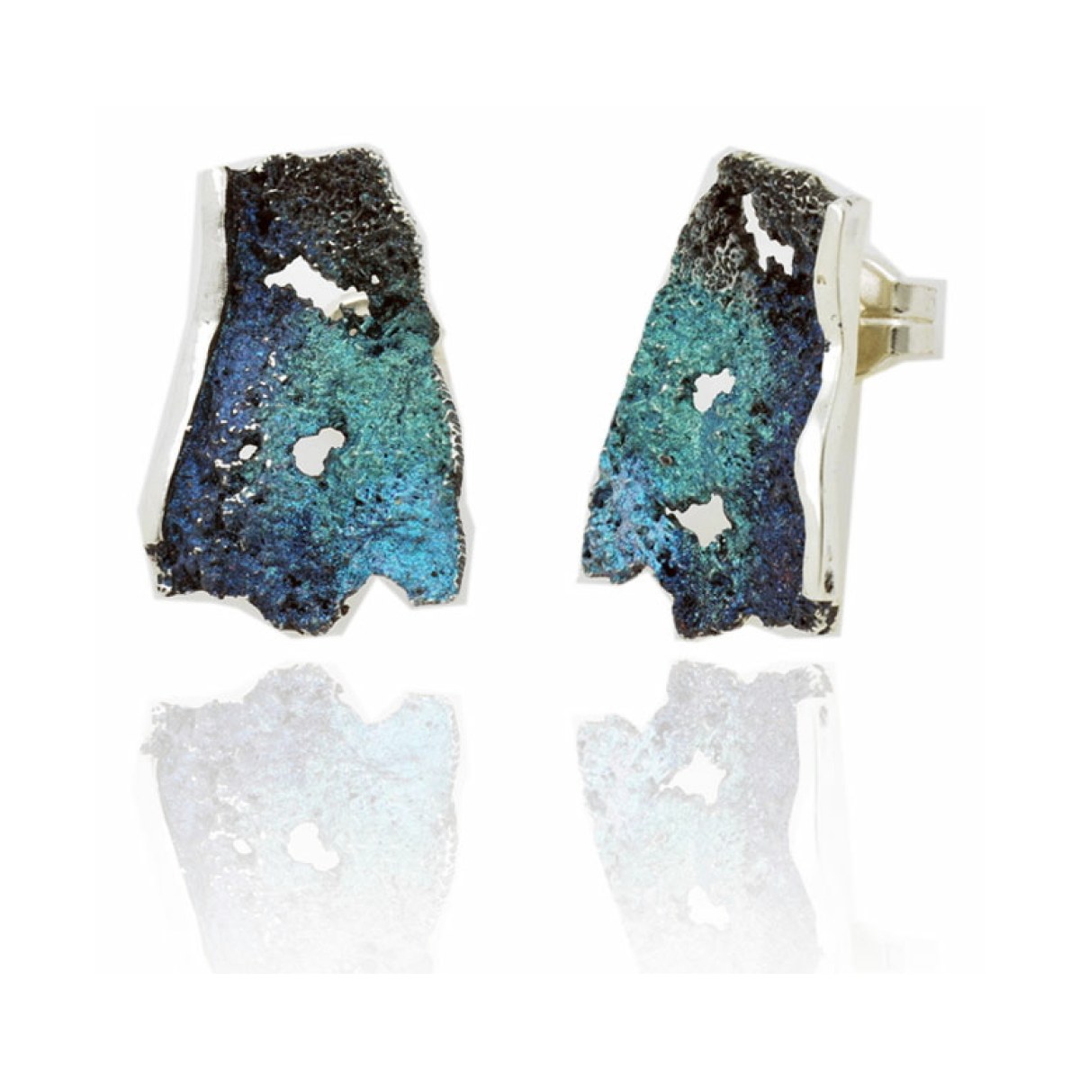 Medium Formentera-blue Intenzza earrings van Arior Barcelona