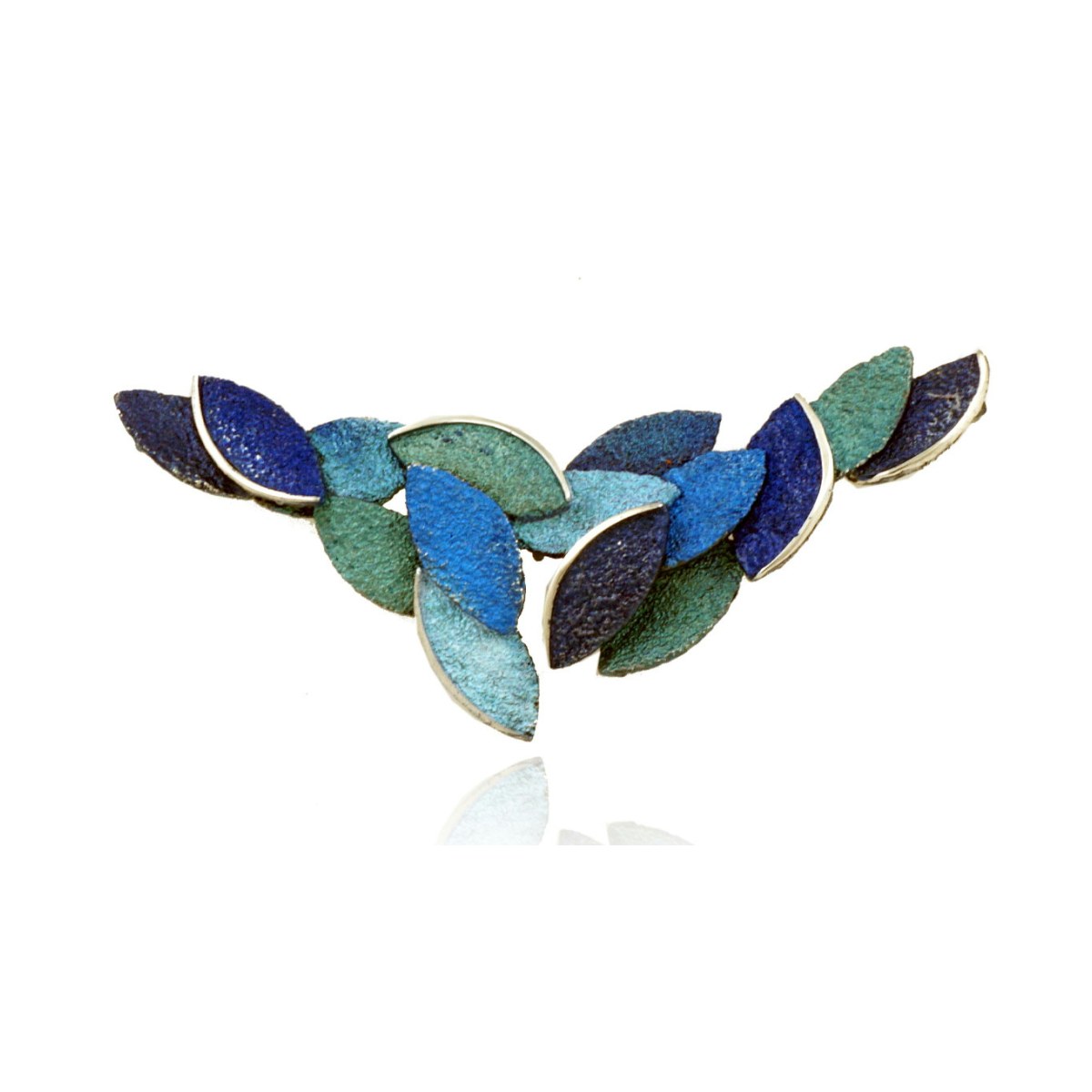 Eire blue big necklace van Arior Barcelona