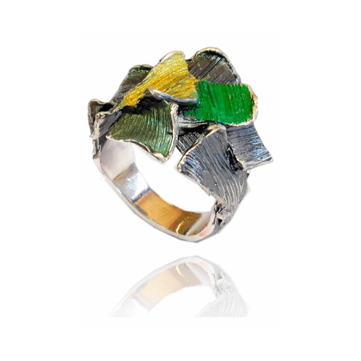 Small green Summum ring van Arior Barcelona