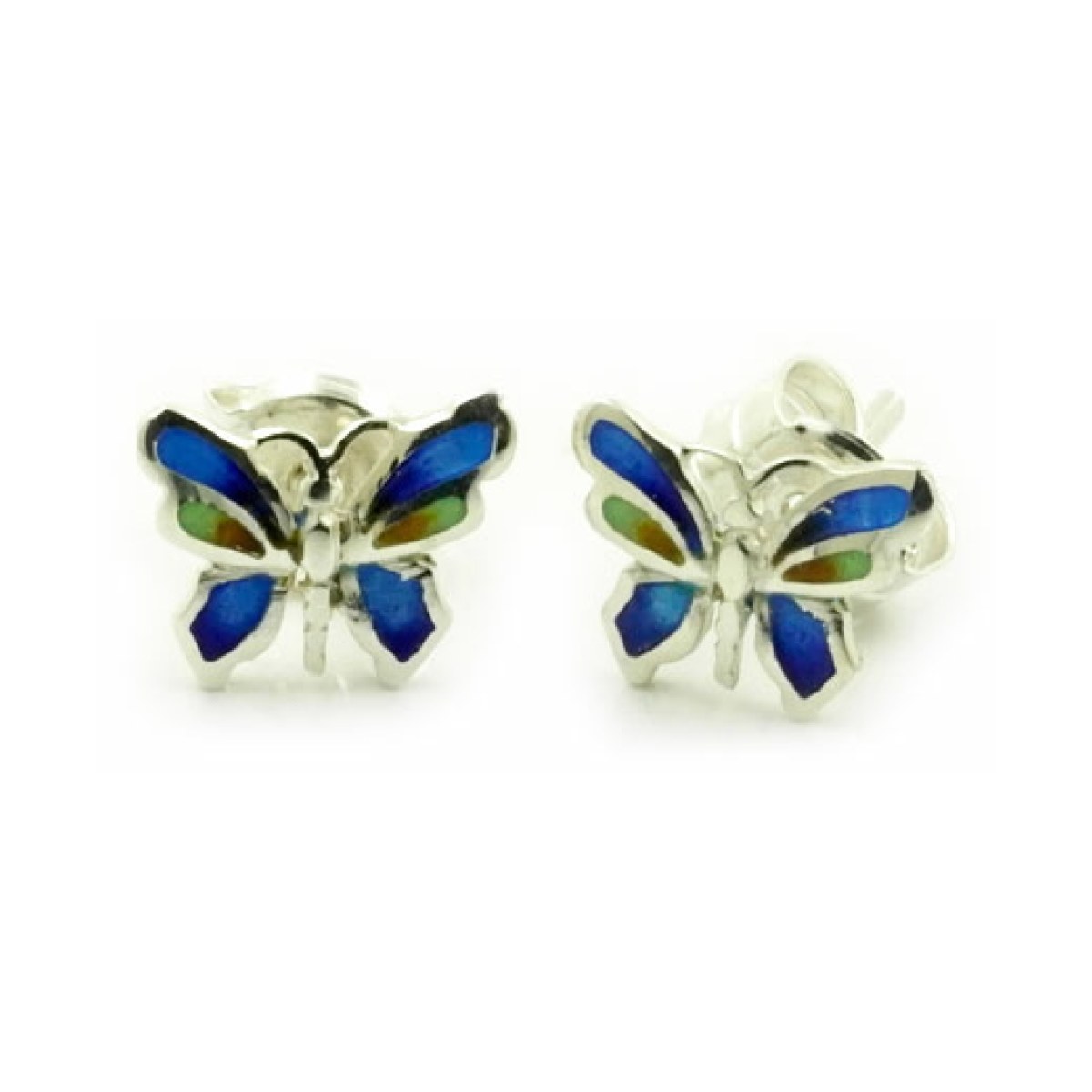 Butterfly blue mini earrings van Arior Barcelona