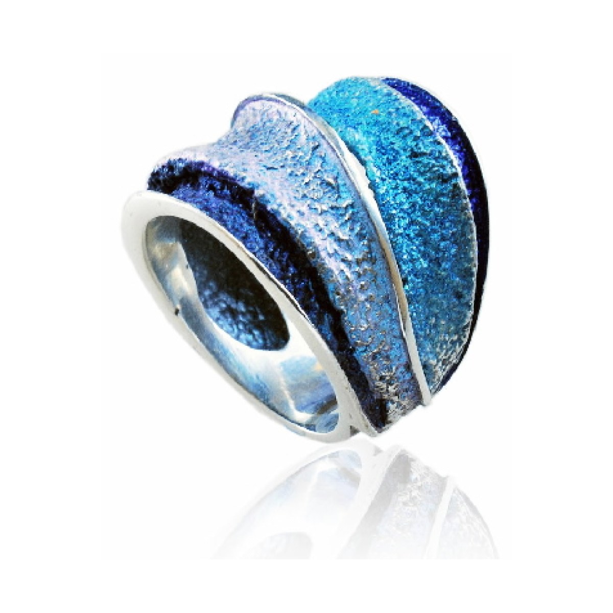 Big Formentera-blue Troia ring van Arior Barcelona