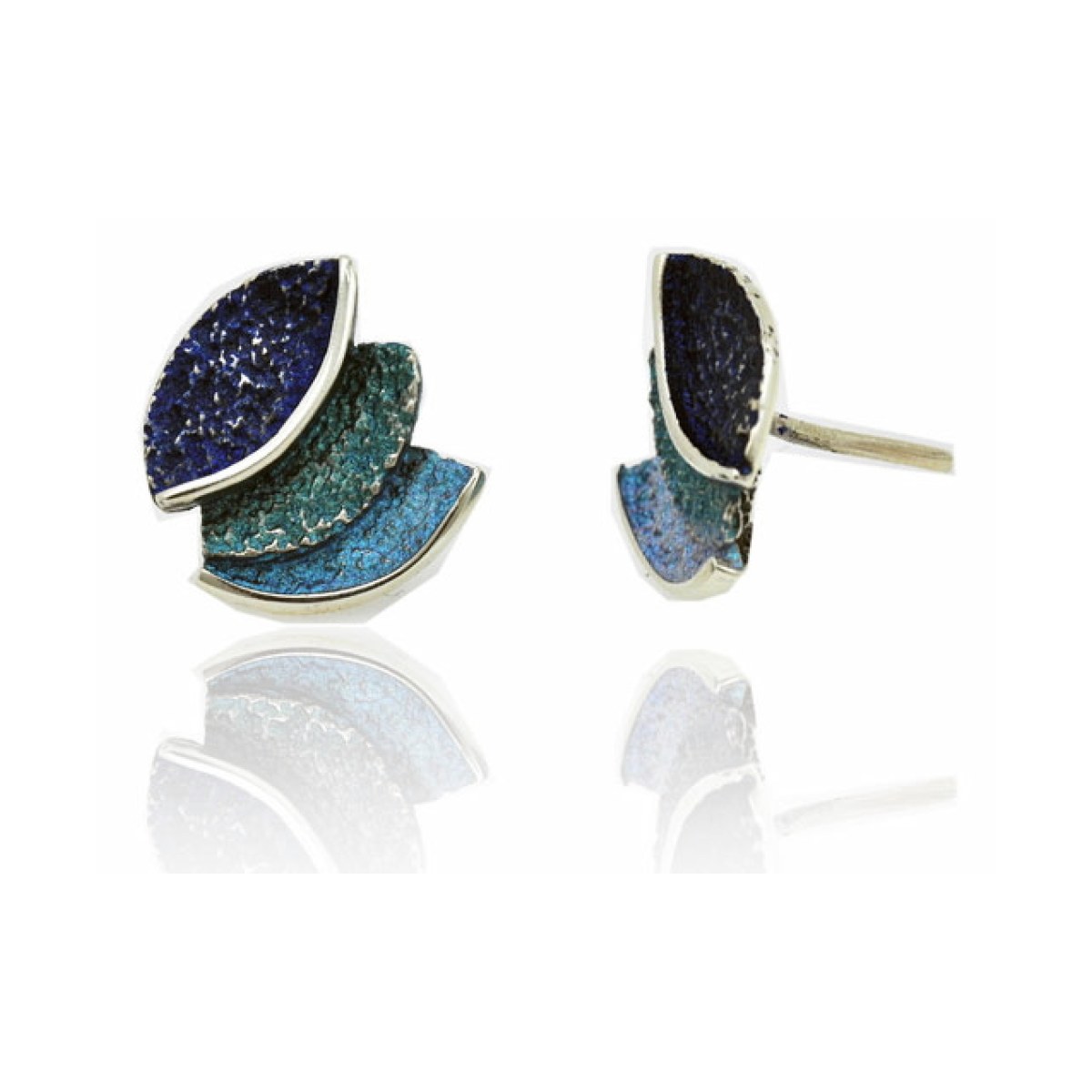 Smile blue little earring van Arior Barcelona