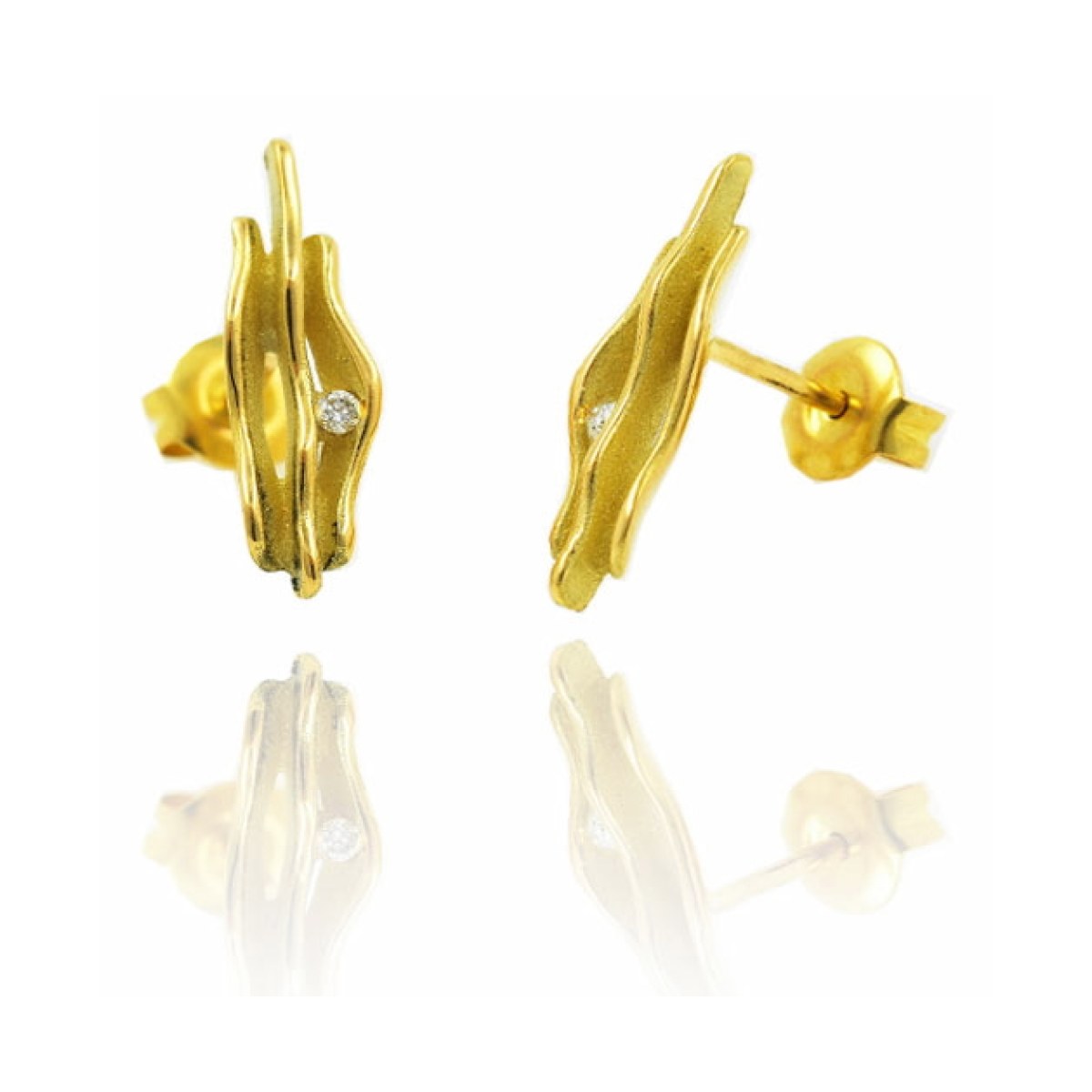 Fi gold earring van Arior Barcelona