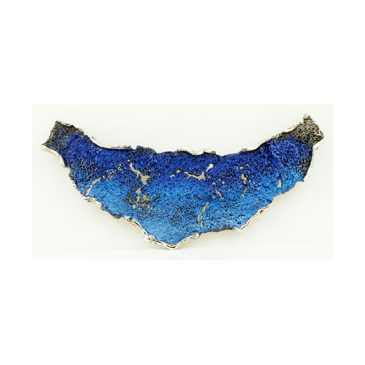 Intenzza Electric blue big necklace van Arior Barcelona