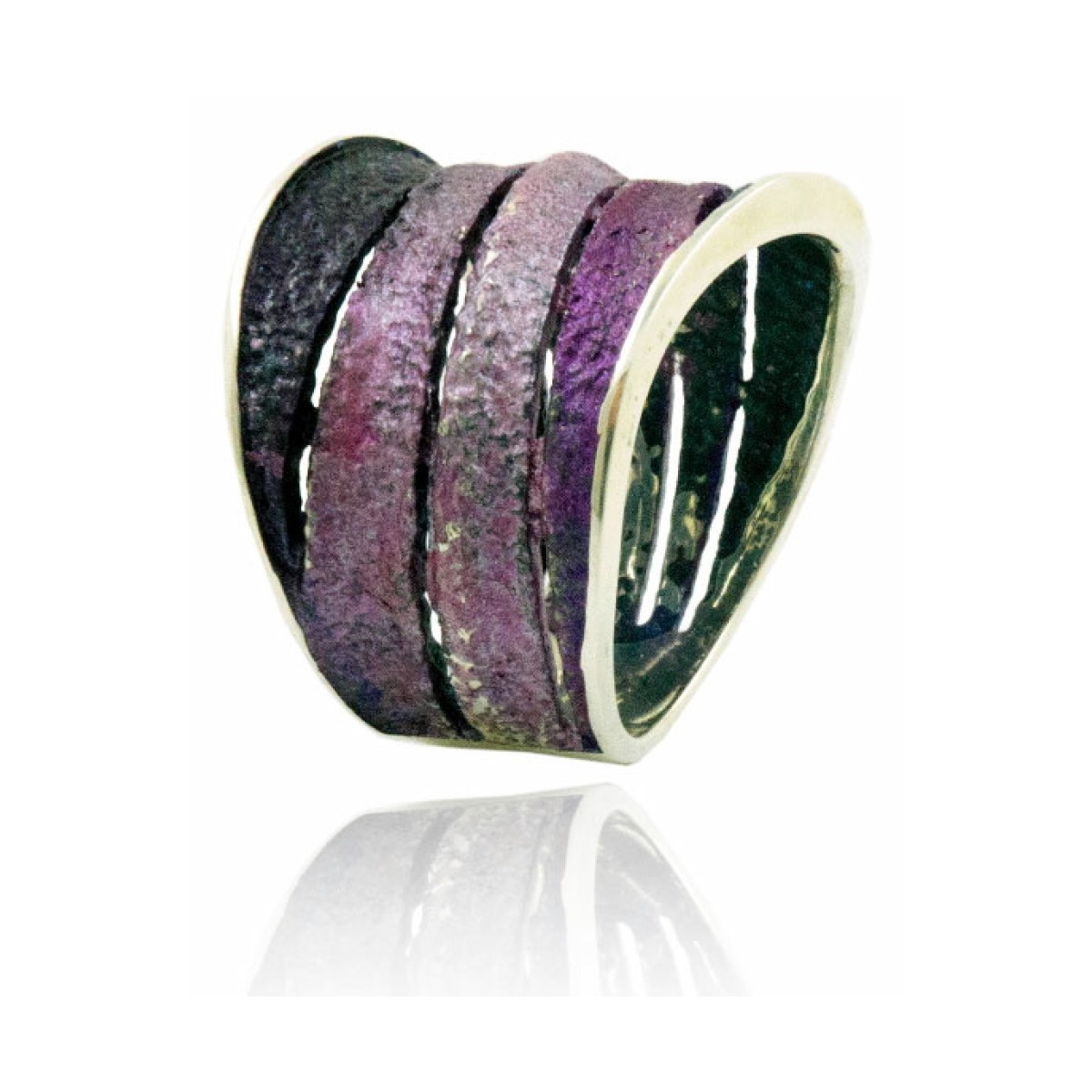 Bori violet big ring van Arior Barcelona