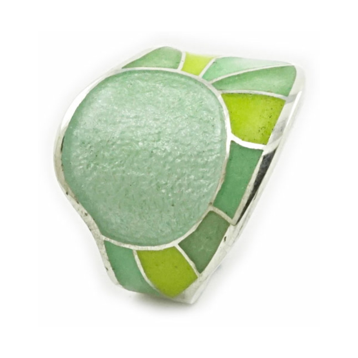 Casa Batlló green stained glass ring van Arior Barcelona