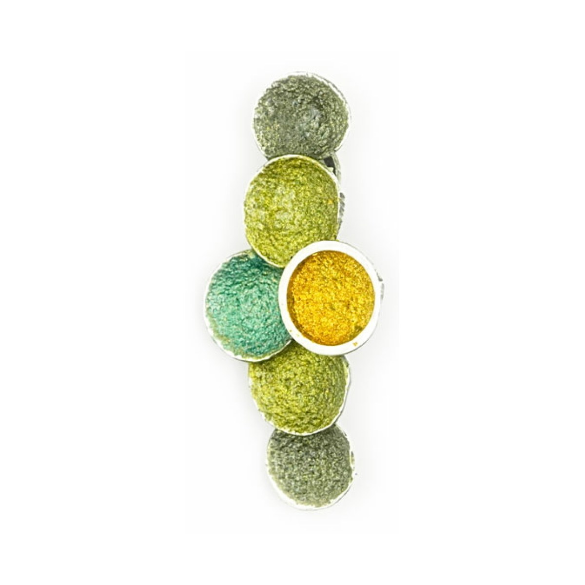 Singular green elongated pendant van Arior Barcelona