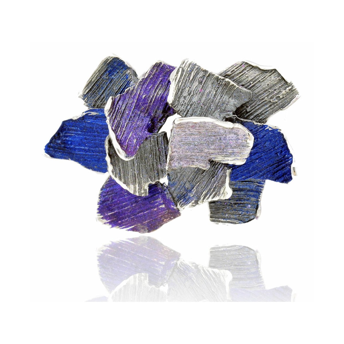 Big blue/violet Summum pendant van Arior Barcelona