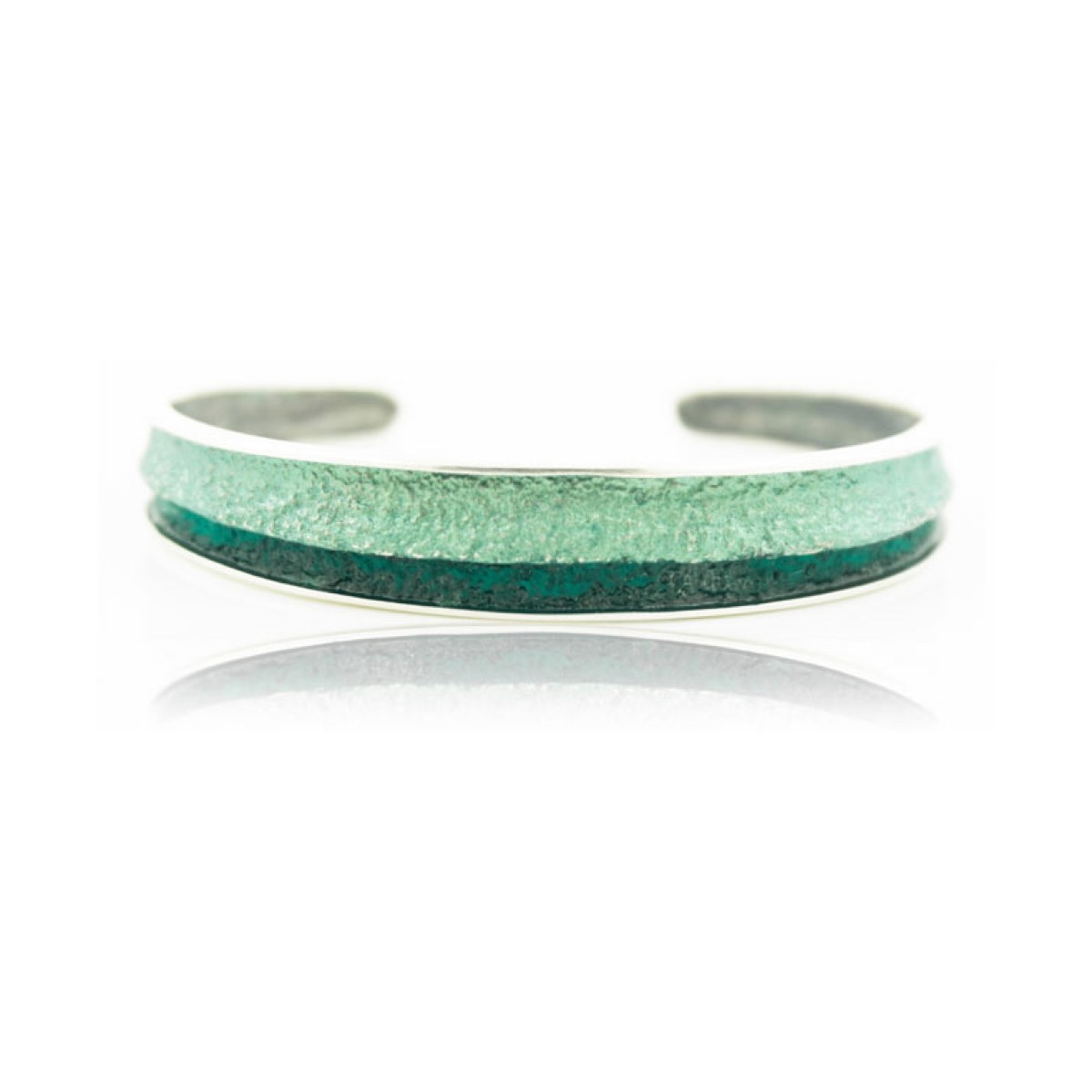 Troia Emerald green small bracelet van Arior Barcelona