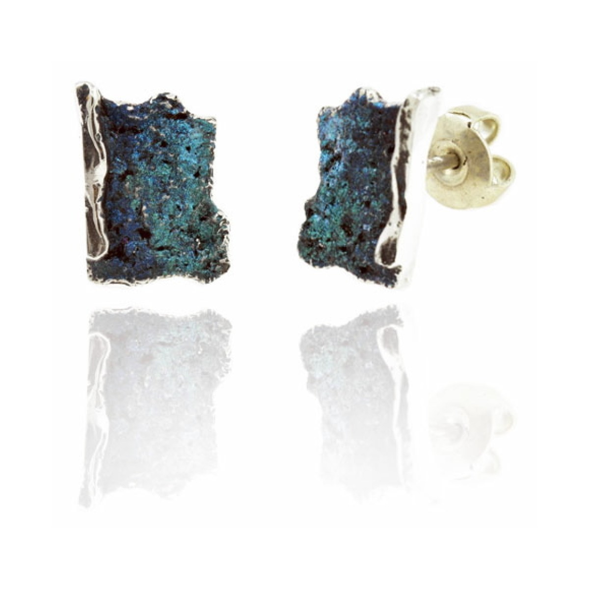 Small Formentera-blue Intenzza earrings van Arior Barcelona